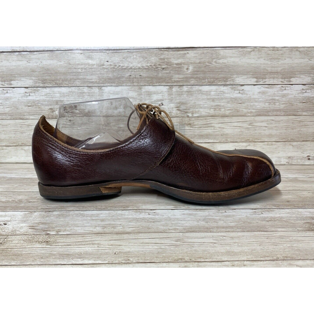 Cydwoq Shoes Womens 40EU / 10US Brown Leather Handmade USA Architectural Vintage - Picture 7 of 16